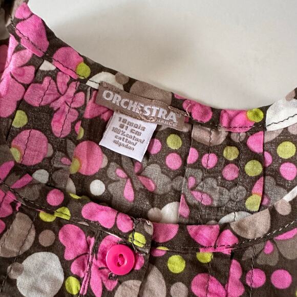 Adorable Baby Girl Pink Bow Blouse & Bubble Pants Set - Picture 6 of 6